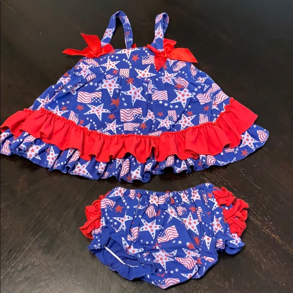 4th of July outfit with open back